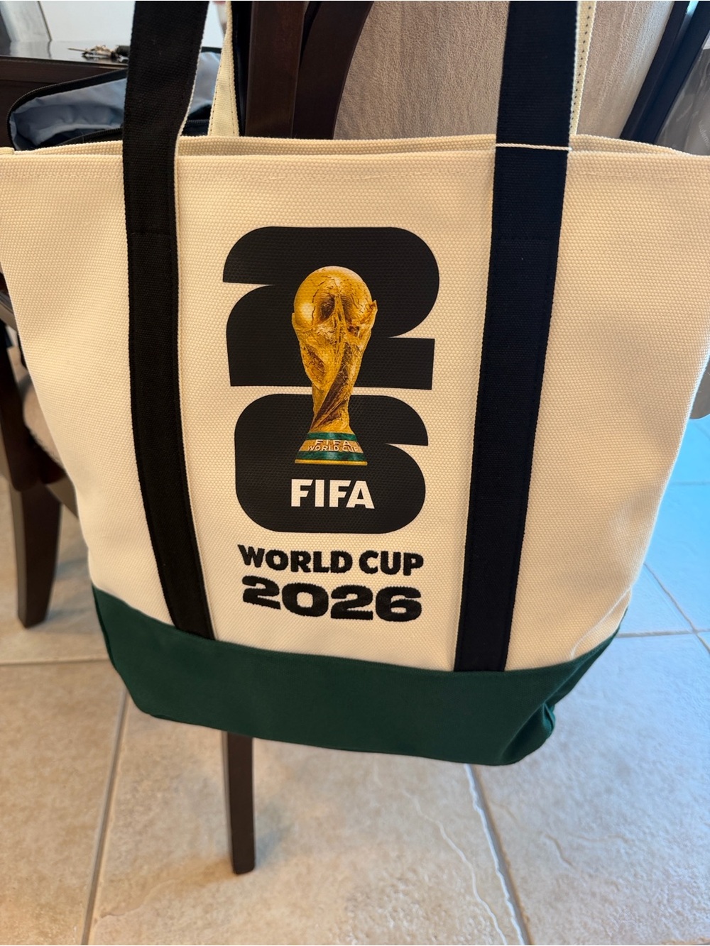 FIFA official authentic canvas tote| 2026 FIFA World Cup